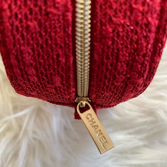 Chanel Natural Touch Cosmetic Pouch to Crossbody Purse Bag - Picture 7 of 9